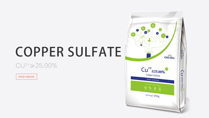 Cu 25% CuSo4 5H20 Copper Sulfate Powder For Feed Additives
